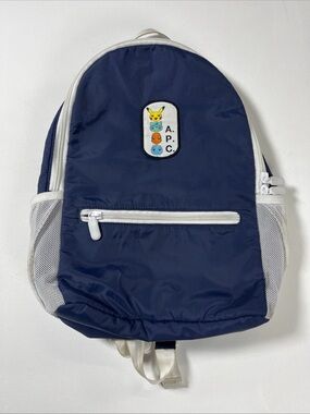 A.P.C. Pokemon Mini Backpack Collaboration Limited Edition Navy Blue Japan Paris